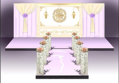 婚庆宴会活动效果图策划与手绘表现的艺术融合