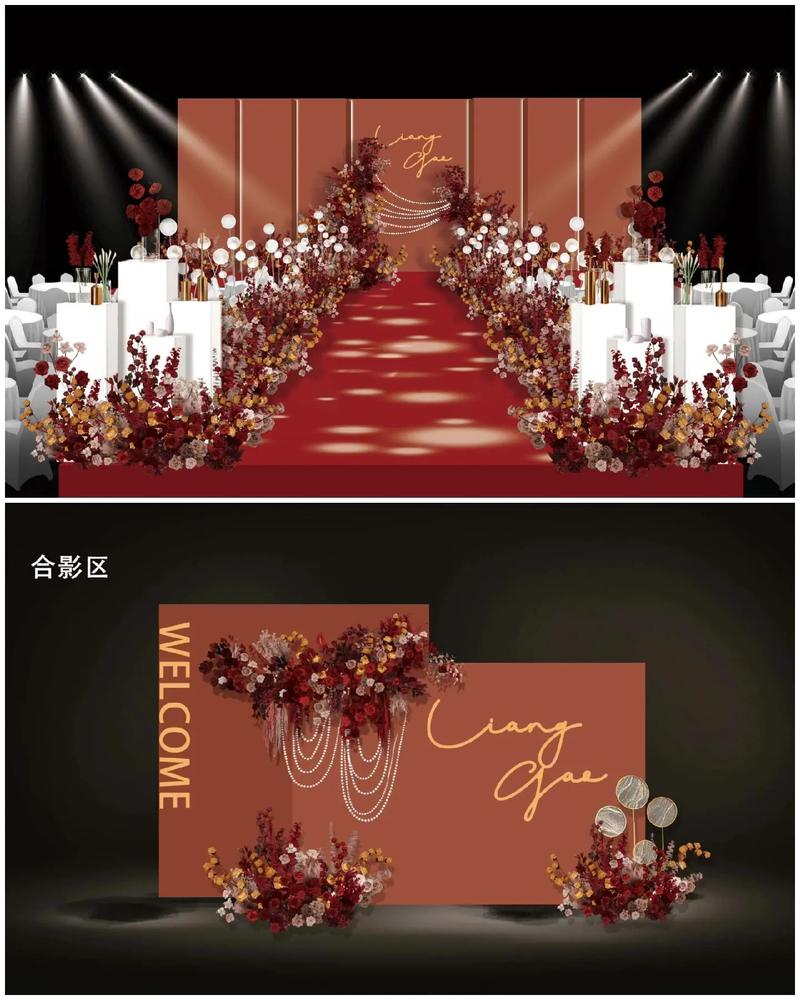 简度婚礼分享:小预算红色系婚礼策划案例